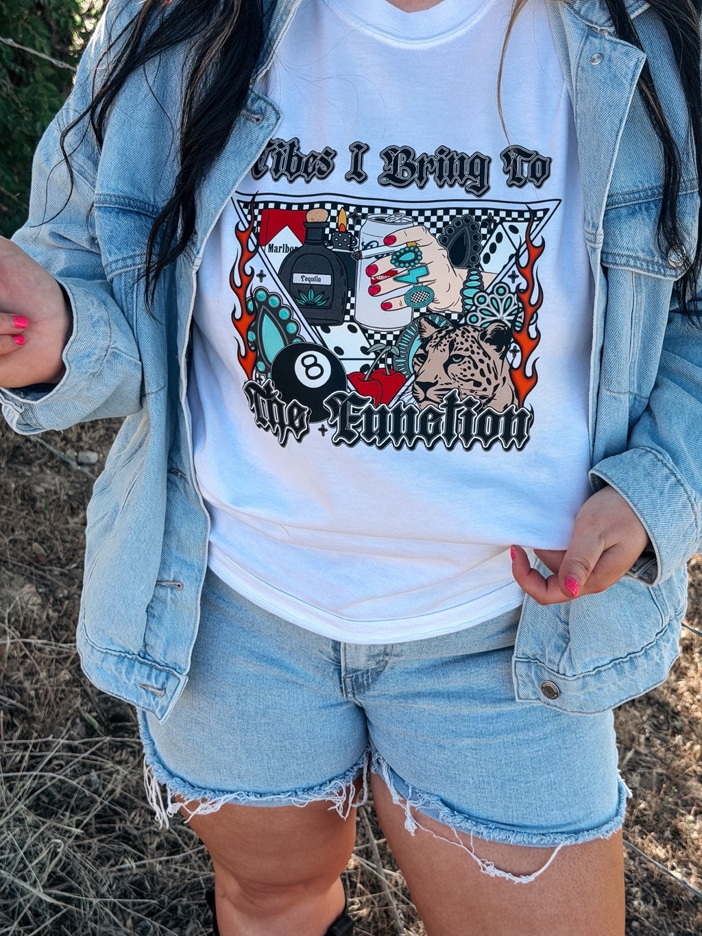 Vibes I Bring To The Function T-Shirt Graphic | Crewneck