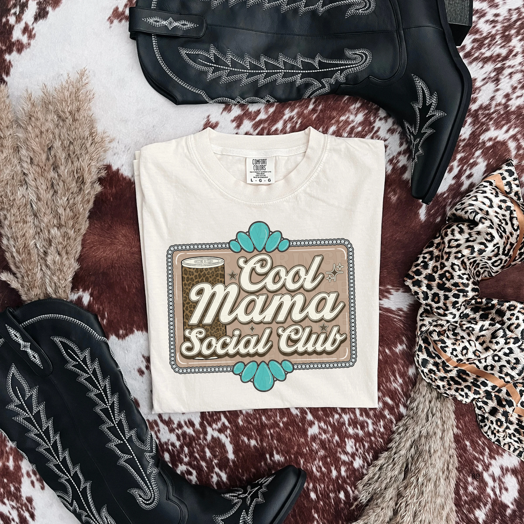Cool Mama Social Club Graphic T-Shirt | Crewneck
