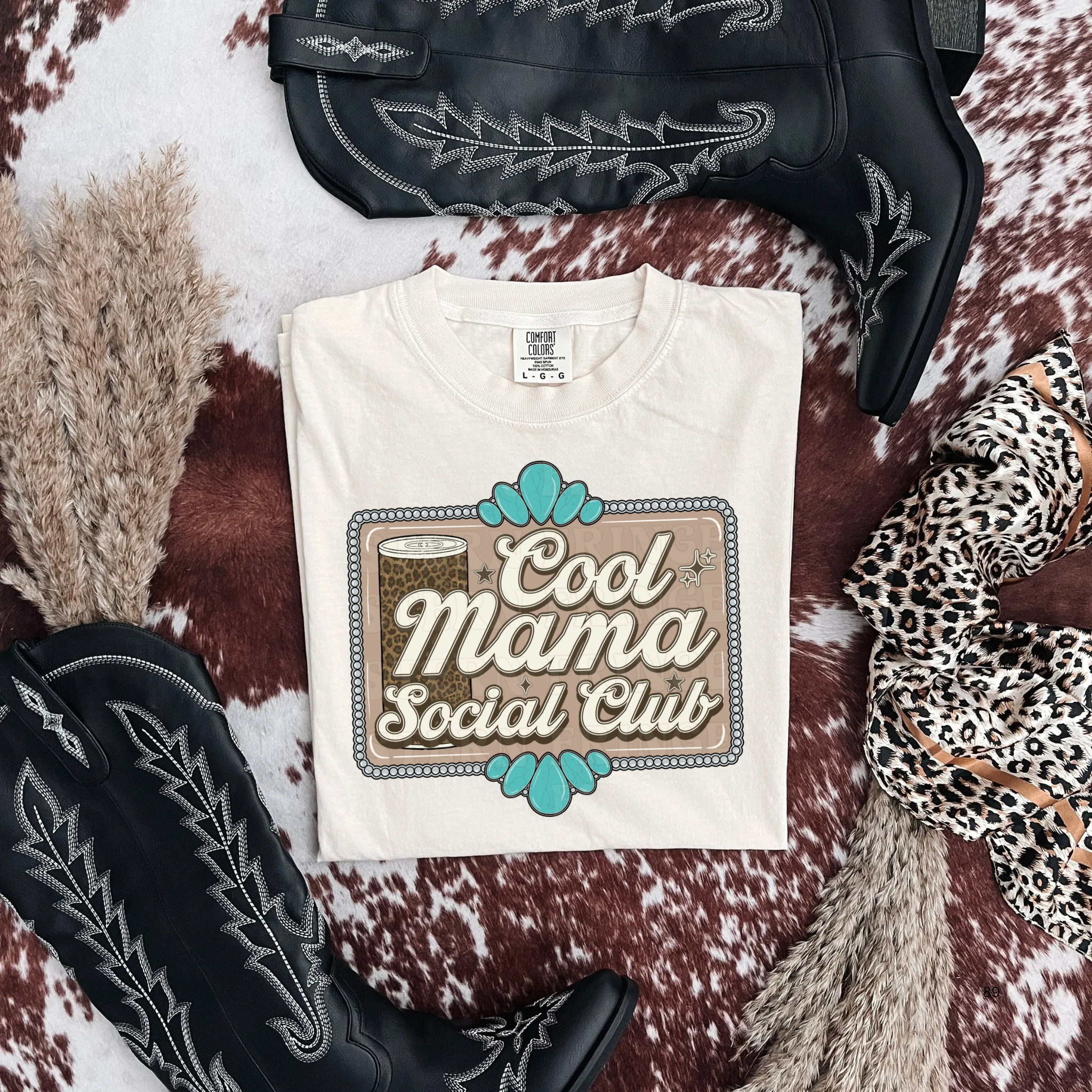 Cool Mama Social Club Graphic T-Shirt | Crewneck