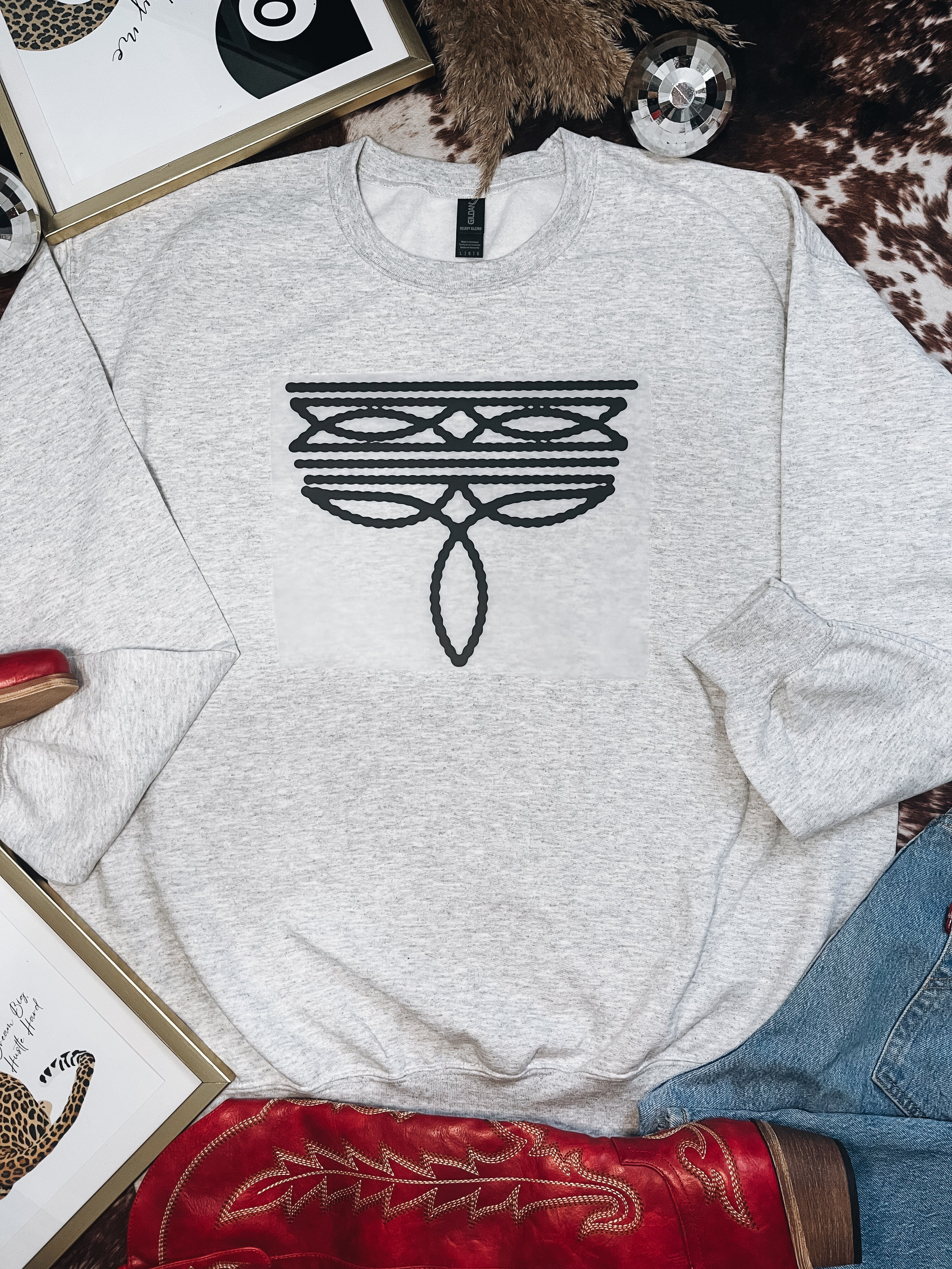 Classic Boot Stitch T-Shirt Graphic | Crewneck