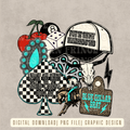 Blue Collar Collage Digital Download |  High Resolution PNG Graphic File