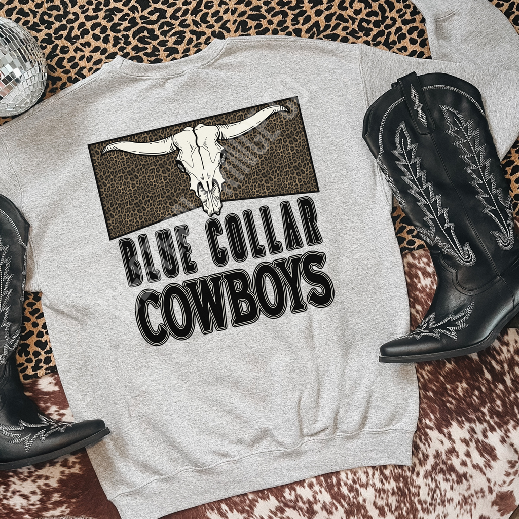 Blue Collar Cowboys Graphic T-Shirt | Crewneck
