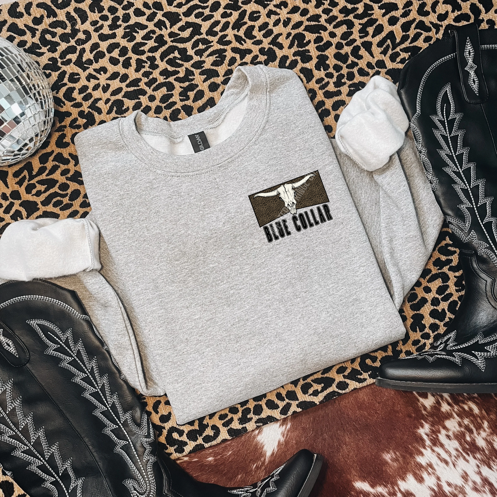 Blue Collar Cowboys Graphic T-Shirt | Crewneck