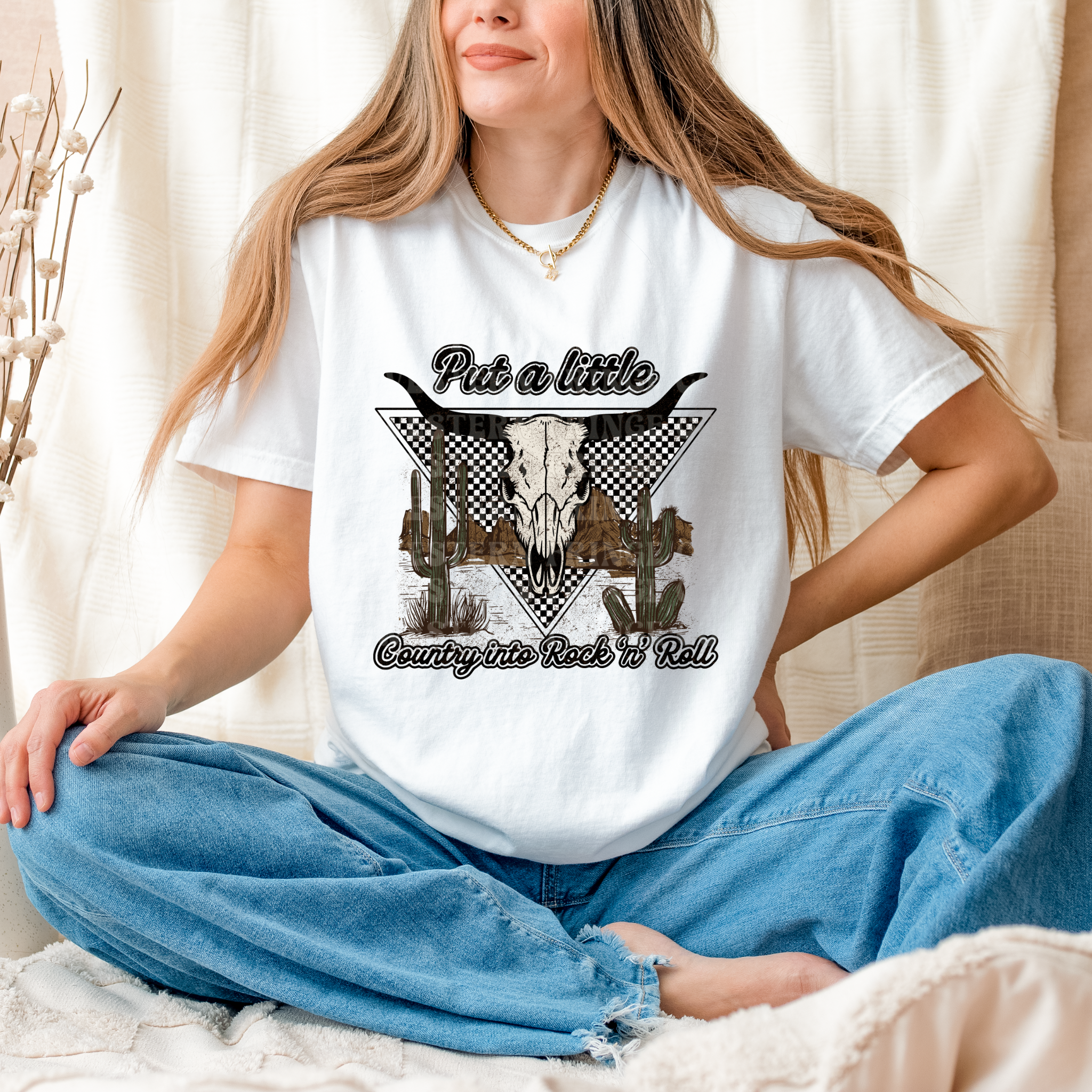 Put A little Country Into Rock ‘N’ Roll Graphic T-Shirt | Crewneck | Country Concert