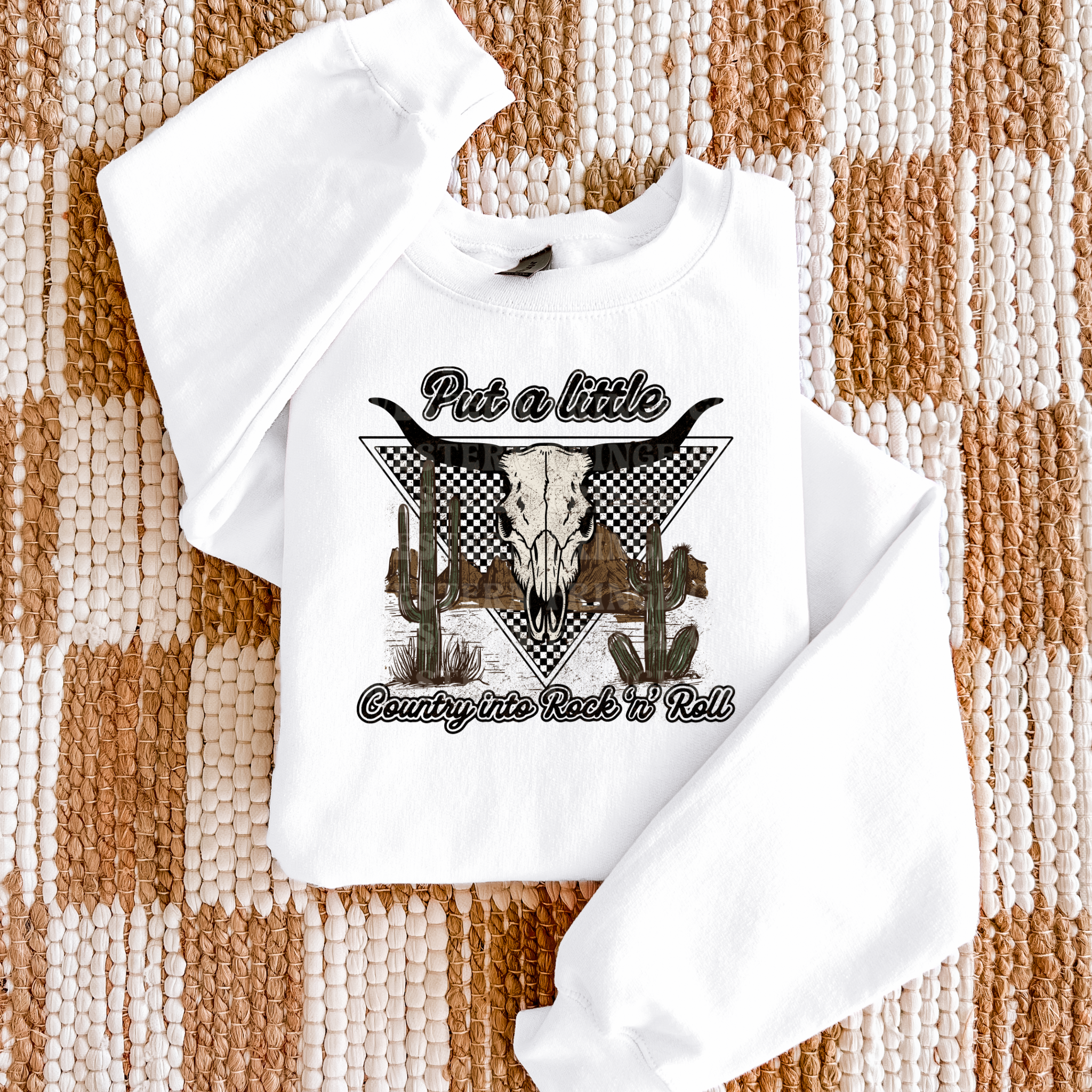 Put A little Country Into Rock ‘N’ Roll Graphic T-Shirt | Crewneck | Country Concert