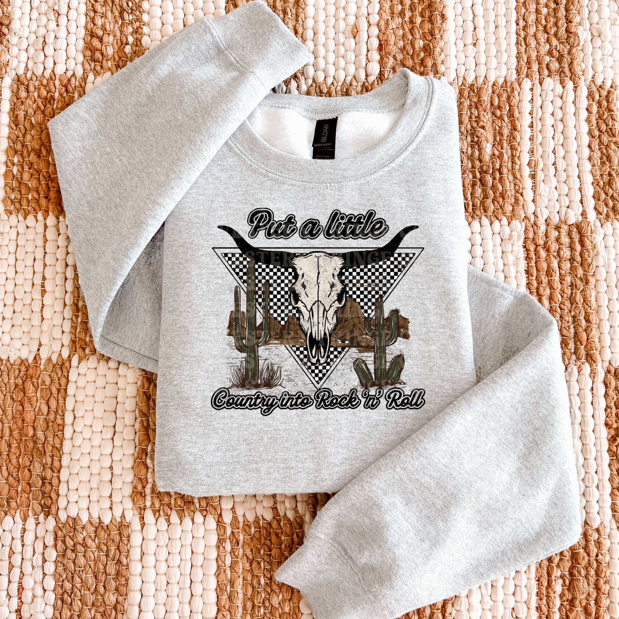 Put A little Country Into Rock ‘N’ Roll Graphic T-Shirt | Crewneck | Country Concert
