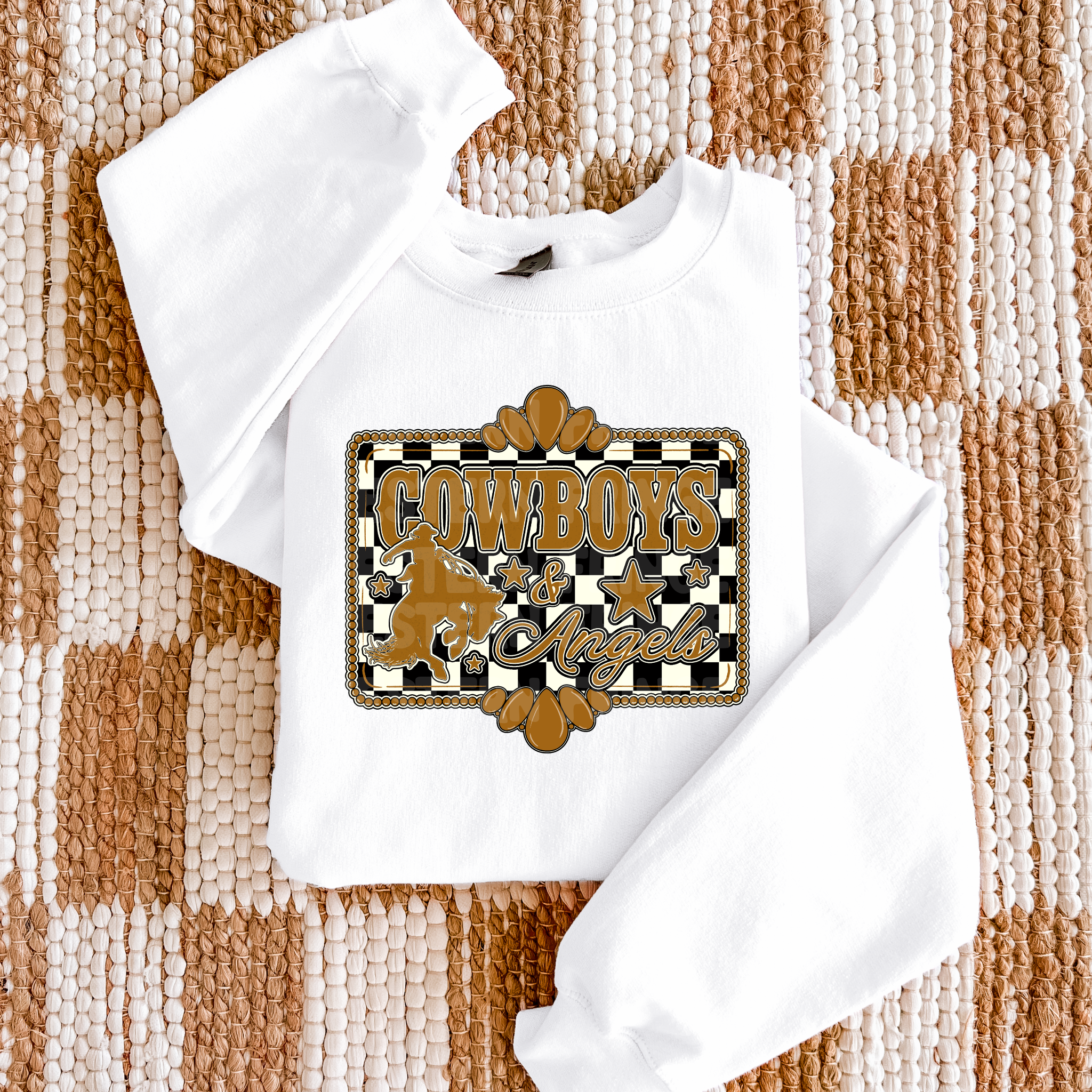Cowboys & Angels Graphic T-Shirt | Crewneck