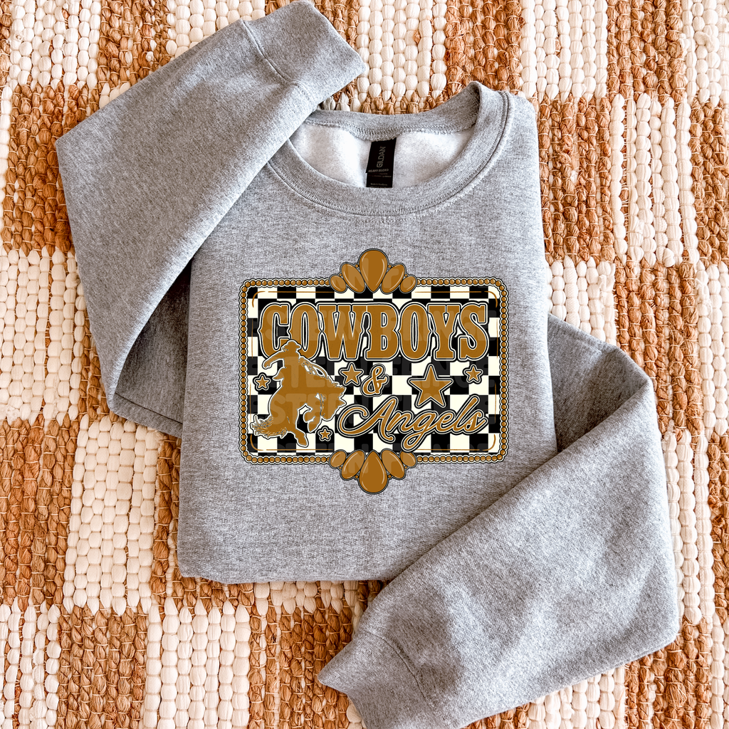 Cowboys & Angels Graphic T-Shirt | Crewneck