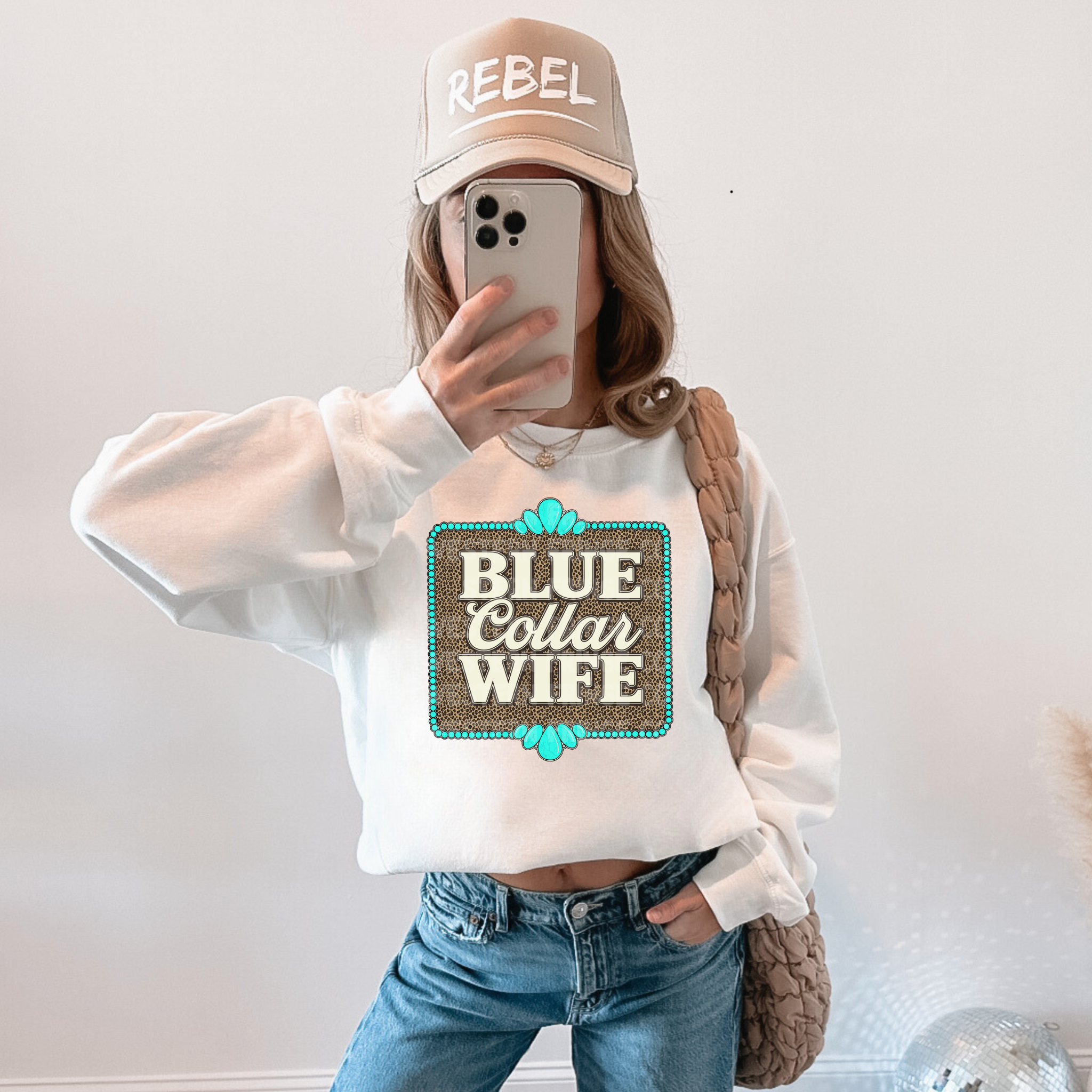 Blue Collar Wife Graphic T-Shirt | Crewneck |