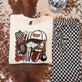 Dental Assistant T-Shirt Graphic | Crewneck | Rustic Orange Version