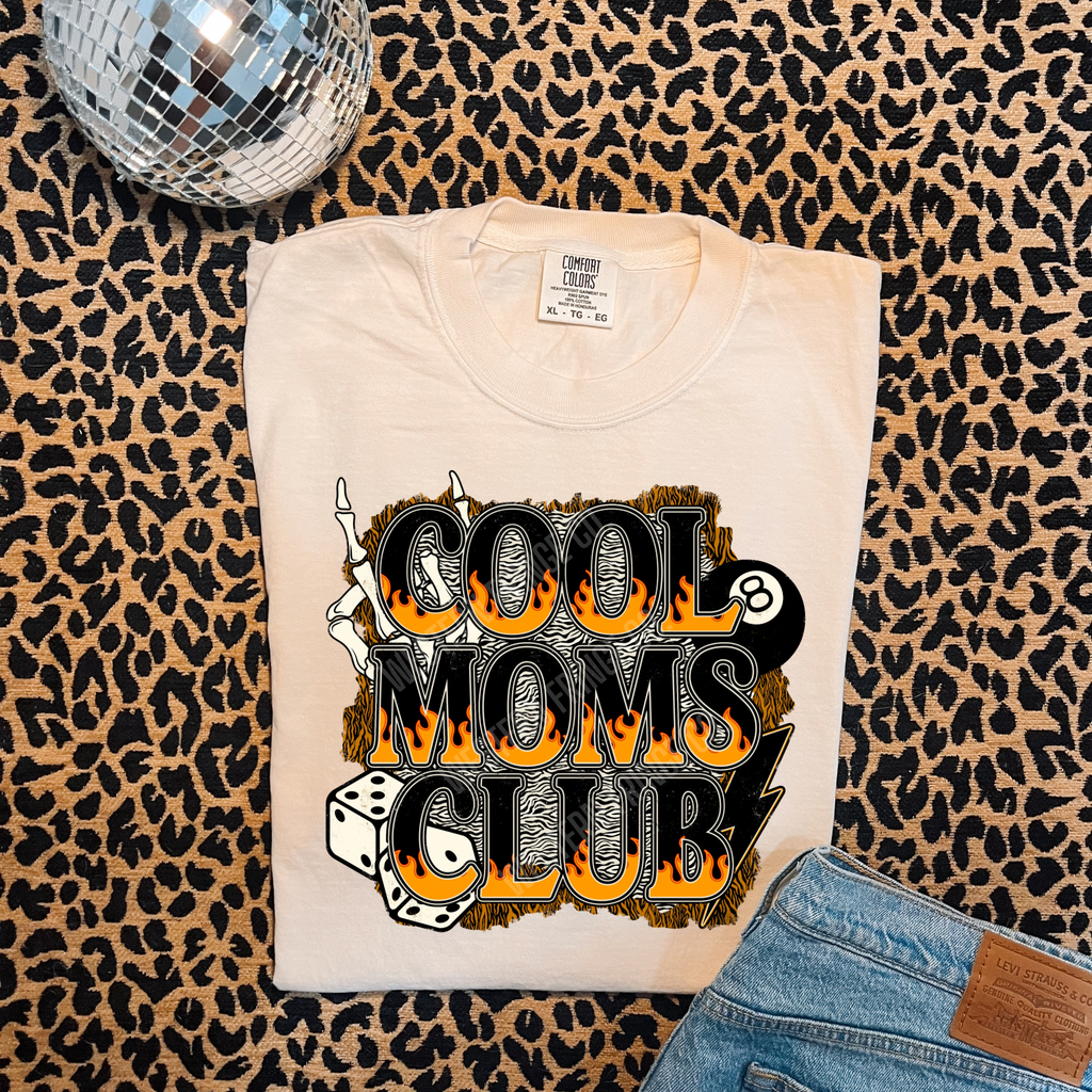 Alternative Cool Moms Club Graphic T-Shirt | Crewneck