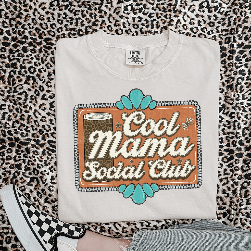 Cool Mama Social Club Graphic T-Shirt | Crewneck