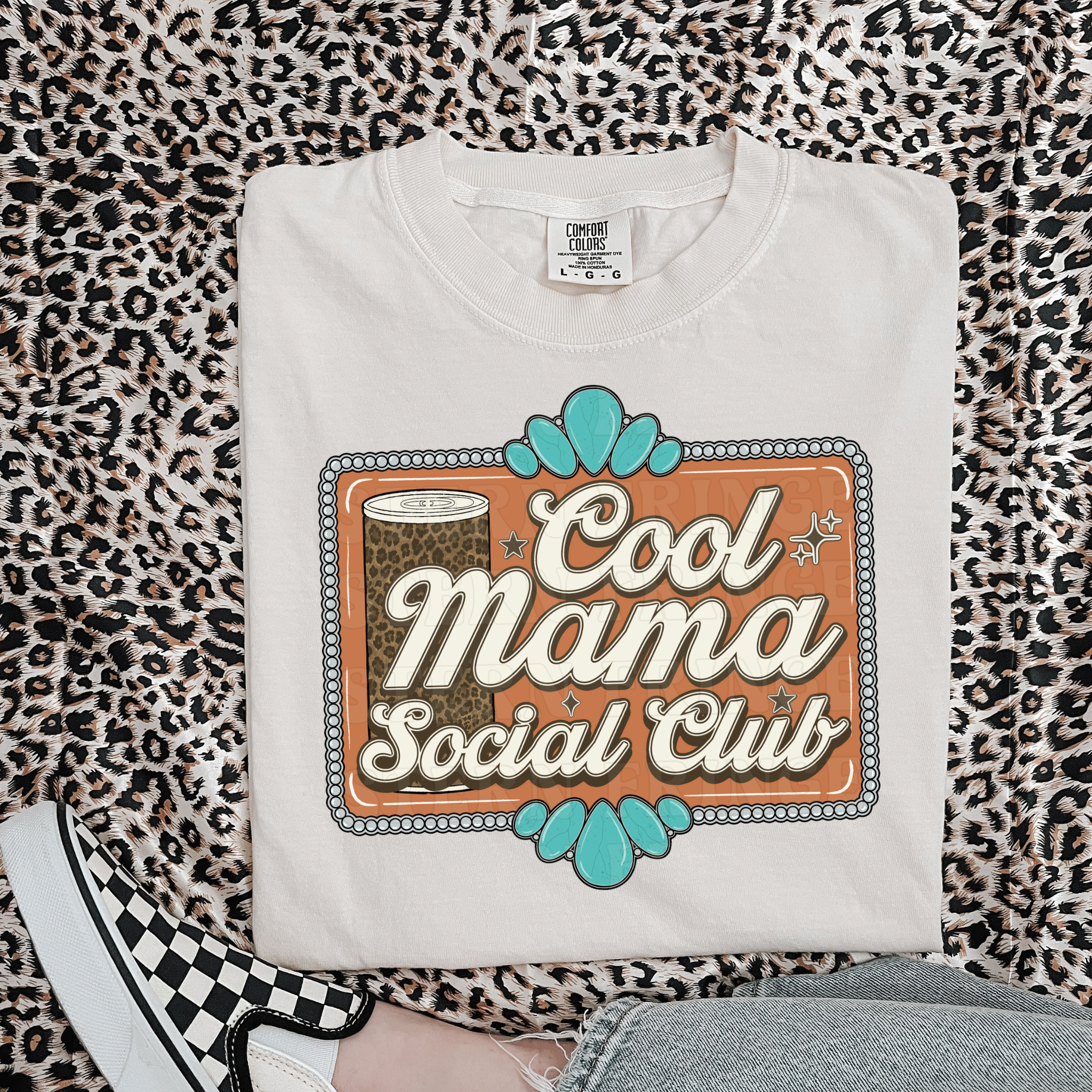 Cool Mama Social Club Graphic T-Shirt | Crewneck