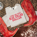Livin’ On That Blue Collar Dollar Graphic T-Shirt | Crewneck