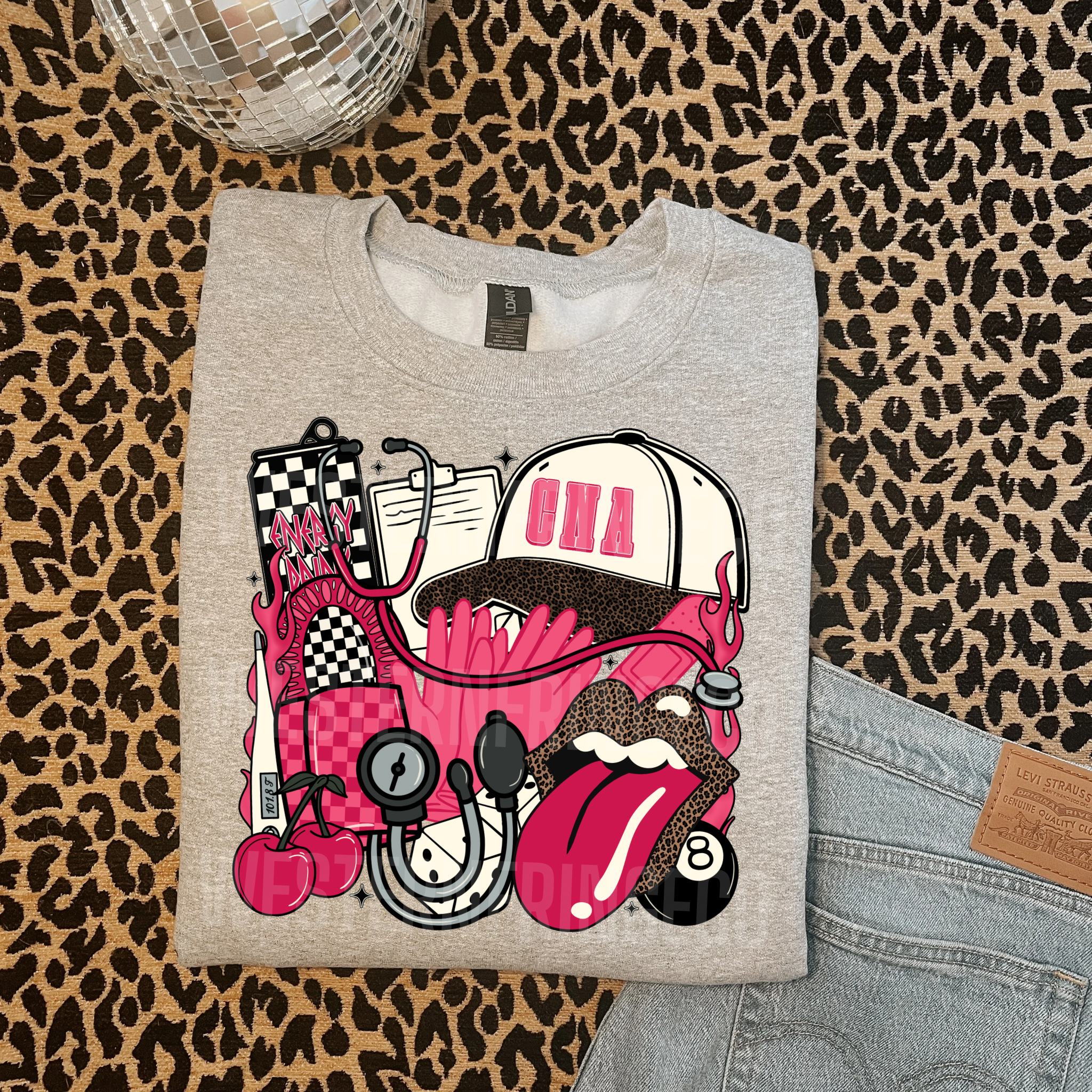 CNA T-Shirt Graphic | Crewneck | Hot Pink Version
