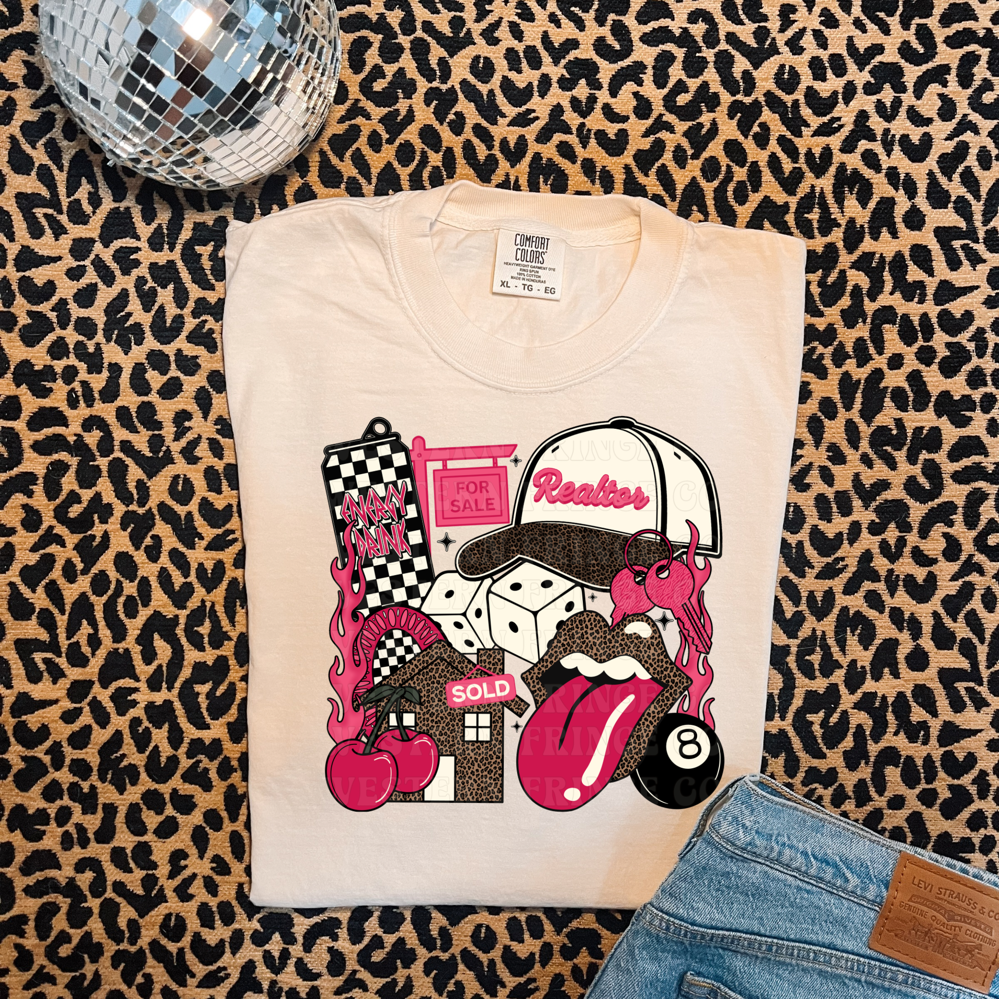 Realtor T-Shirt Graphic | Crewneck | Pink Version