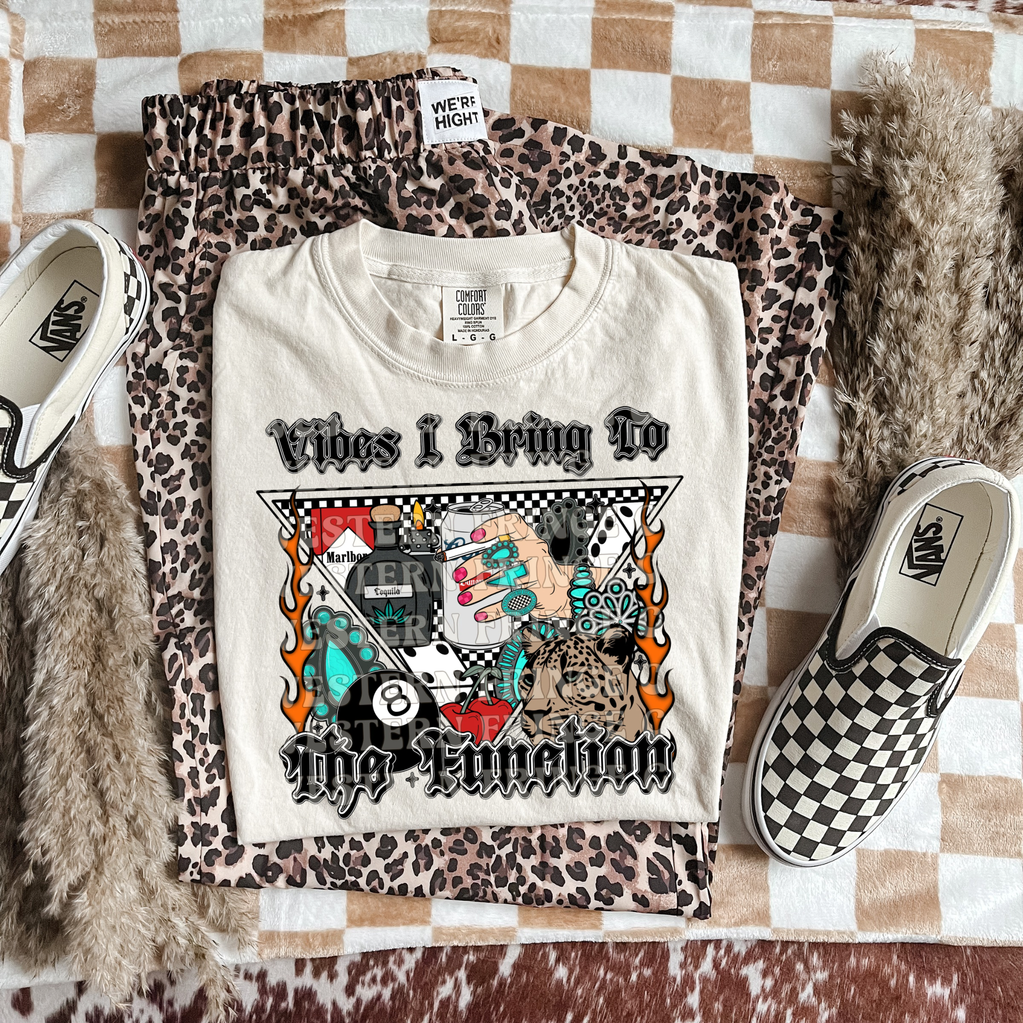 Vibes I Bring To The Function T-Shirt Graphic | Crewneck