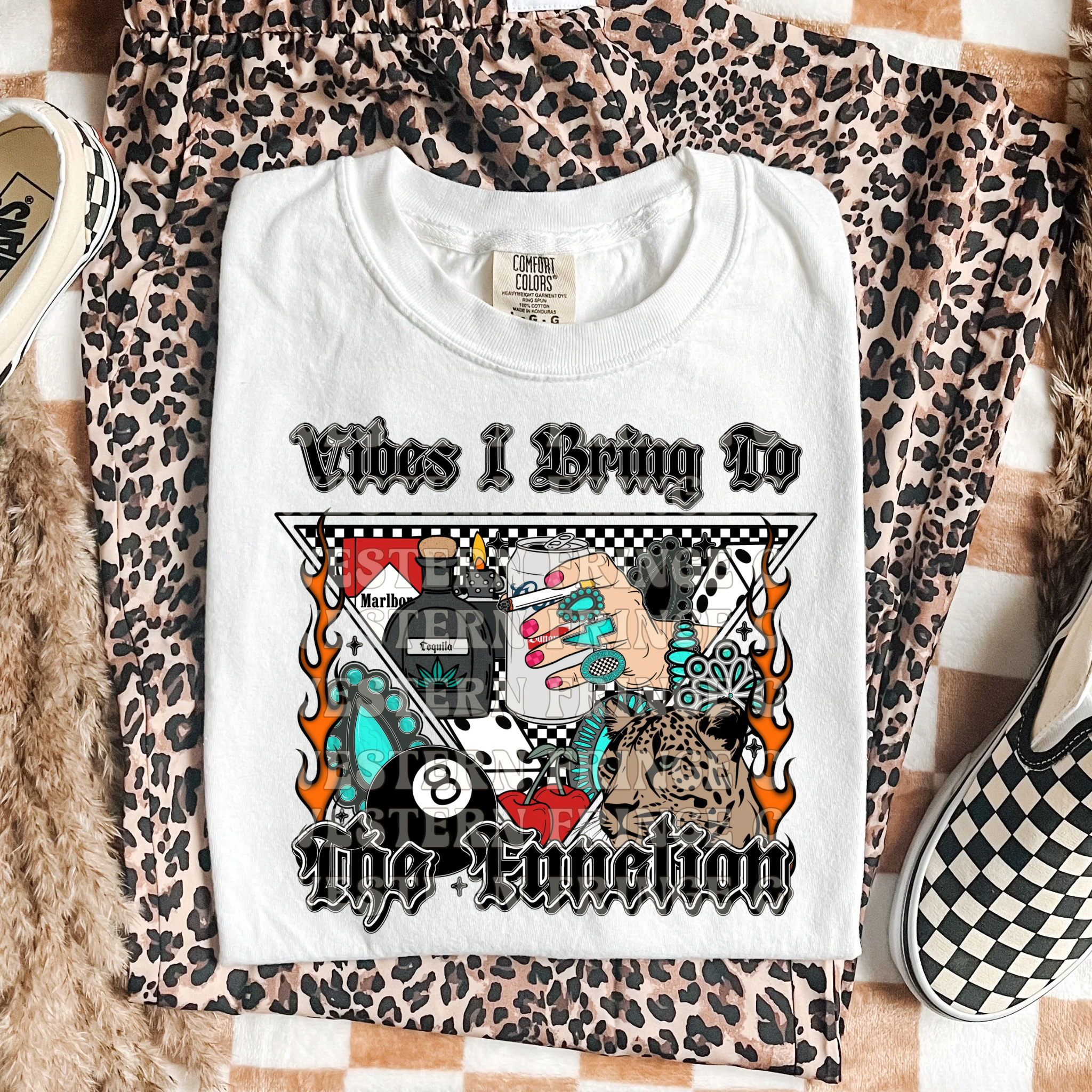 Vibes I Bring To The Function T-Shirt Graphic | Crewneck